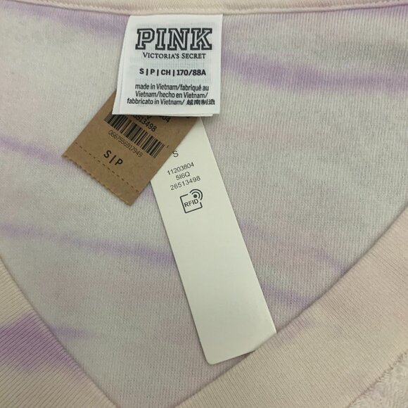 PINK Victoria Secret V-Neck Sweater Long Sleeve Pullover - NWT - Picture 4 of 5